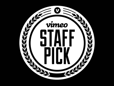 Vimeo Staff Pick Badge badge icon laurel logo stamp vimeo web