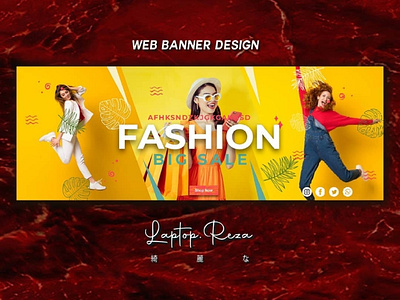 WEB BANNER DESIGN branding design graphic design illustration