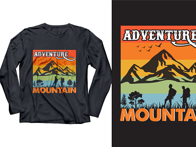 Mountain T-shirt Design holiday mountain t shirt design