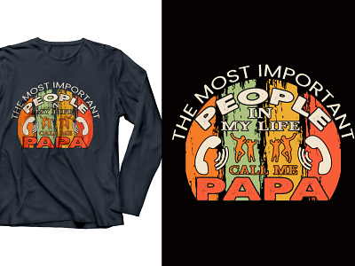 Papa T-shirt Design designs papa papa t shirt design people
