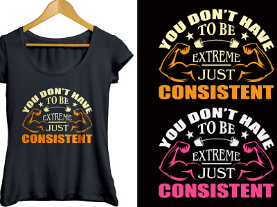 Zym or Fitness T-shirt Design