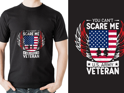 USA Flag T-shirt Design