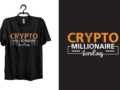 Crypto Millionaire Loading T Shirt Design