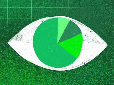 Marketing Metrics Illustration data eye funraise nonprofit pie chart