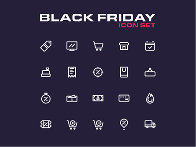 Black Friday Icons black friday icon
