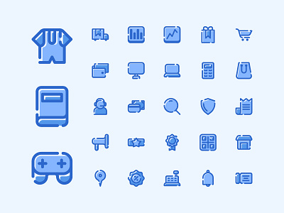 E-Commerce Icon set filled outline icon icon set iconography illustration mbe mbe style outline ui vector