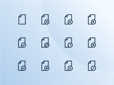 Document Icons document icon icon set iconography outline ui vector
