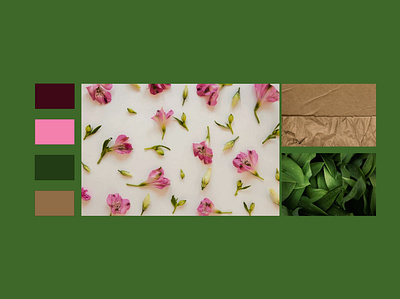 moodboard-flowers design flowers illustration moodboard