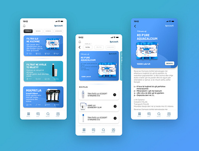 Water filters app app branding design illustration logo ui ux vector