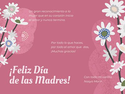 Día de las Madres design graphic design illustration typography vector