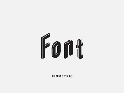 Isometric Font font font design fonts fontself isometric font type type design typeface typography
