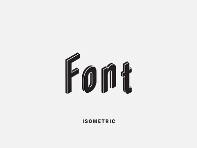 Isometric Font