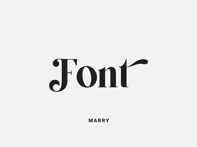 Marry Font design font font design fonts fontself illustration logo marry font type typedesign typeface typography