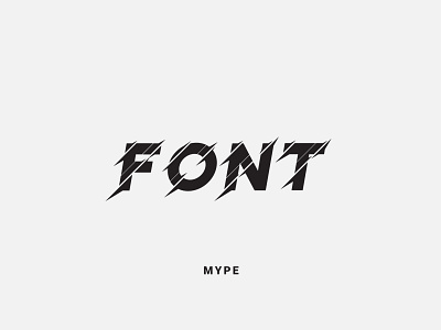 Mype Font design font font design fonts fontself illustration logo mype font type typedesign typeface typography