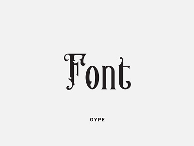 Gype Font design font font design fonts fontself gype font illustration logo type typedesign typeface typography