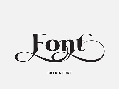 Gradia Font design font font design fonts fontself illustration logo type typeface typography