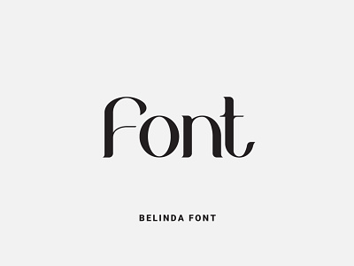 Belinda Font design font font design fonts fontself illustration logo type typeface typography
