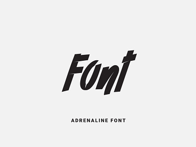 Adrenaline Font adrenaline design font font design fonts fontself illustration logo type typeface typography