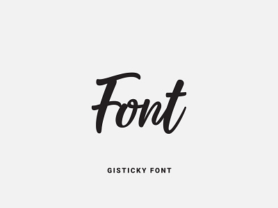 Gisticky Font design font font design fonts fontself illustration logo logotype type type design typeface typography