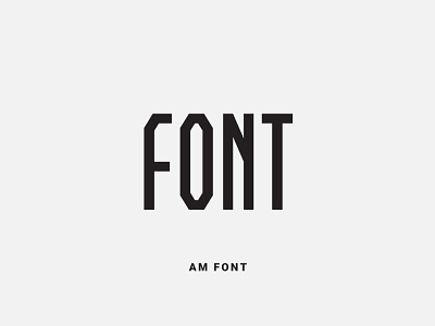 AM Font design font font design fonts fontself illustration logo logotype type type design typeface typography