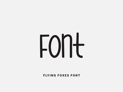 Flying Foxes Font calligraphy design font font design fonts fontself illustration lettering logo logotype type typeface typography