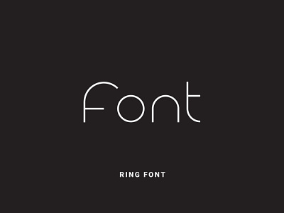 Ring Font design font font design fonts fontself illustration lettering logo ochakov ovtype ring ring font type typeface typography