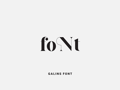 Galins Font calligraphy design font font design fonts fontself illustration lettering logo type typeface typography