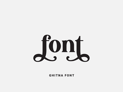 Ghitna Font design font font design fonts fontself illustration lettering logo ochakov ovtype type typeface typography