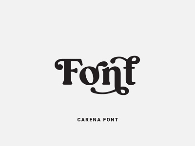 Carena Font calligraphy design font font design fonts fontself illustration lettering logo logotype type typeface typography