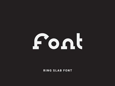 Ring Slab Font