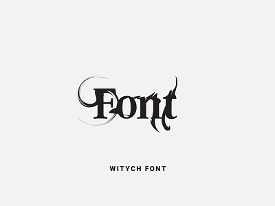 Witych Font design font font design fonts fontself illustration lettering logo ochakov ovtype type typeface typography venom wedding witch witches