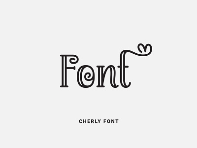 Cherly Font design font font design fonts fontself illustration lettering logo ochakov ovtype type typeface typography