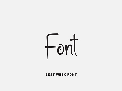 Best Week Font design font font design fonts fontself illustration lettering logo ochakov ovtype type typeface typography