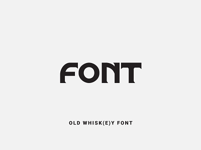 Old Whisk(e)y Font design font font design fonts fontself illustration lettering logo ochakov ovtype type typeface typography