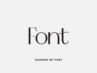Hashira Mt Font design font font design fonts fontself illustration lettering logo ochakov ovtype type type design typeface typography