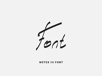 NotEx-III Font design font font design fonts fontself handwritten illustration lettering logo ochakov ovtype script type typeface typography