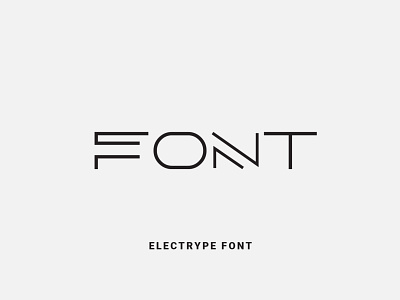 Electrype Font design font font design fonts fontself illustration lettering logo ochakov ovtype type typeface typography