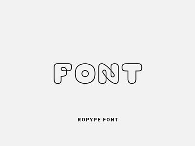Ropype Font design font font design fonts fontself illustration lettering logo ochakov ovtype type typeface typography