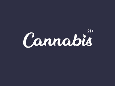 Cannabis Logo branding graphic design identity logo logo design moder typography vector