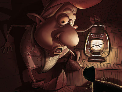Gnome character illustration light