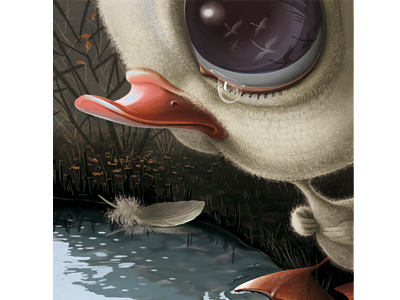 Ugly Duckling character illustration