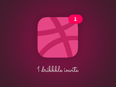 1 Dribbble Invite. Let's play!