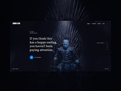 HBO GO UI Concept