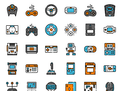 Game console console design digital gadget game icon illustration joystick pixelperfect technology ui vector