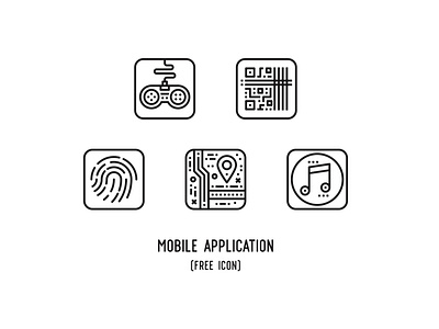 Mobile application (Free icon)