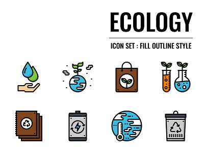 Ecology concept app design icon illustration logo pixelperfect technology ui user interface vector