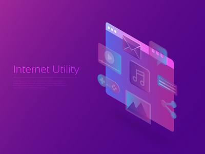 Isometric internet utility