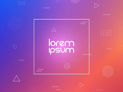 Colorful memphis background background design illustration lorem ipsum memphis minimal pattern vector