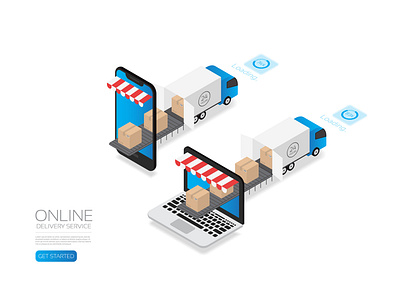 Isometric online delivery