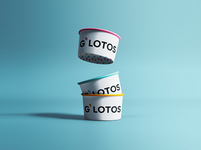 G'Lotos Gelato - Brand Identity, Logo Design + Packaging